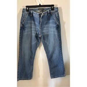 Vntg Banana Republic Women's Blue Ankle Jeans